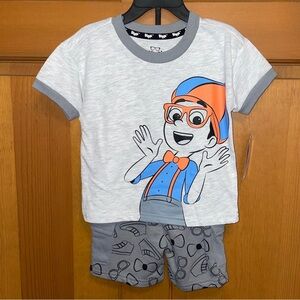 Boys 18 Month Blippi Short Set